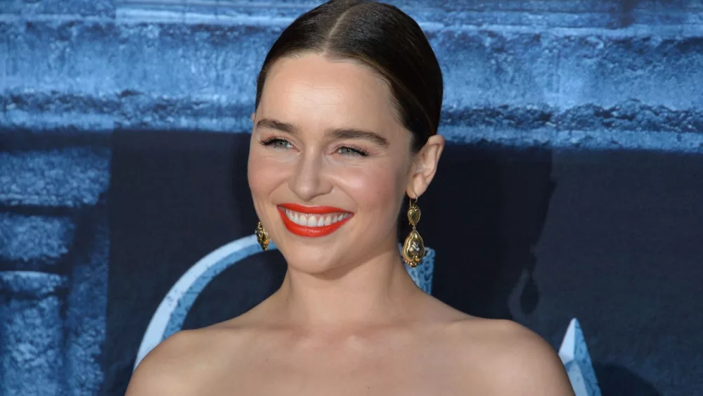 Emilia Clarke at the season 6 premiere of Game of Thrones at the TCL Chinese Theatre, Hollywood. LOS ANGELES, CA. April 10, 2016.