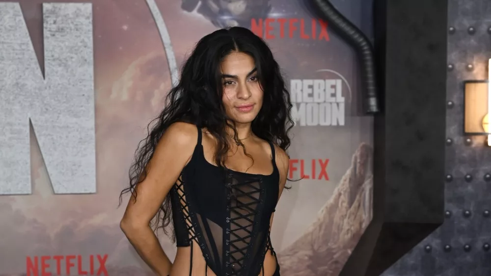 Jessie Reyez at the premiere for Rebel Moon - Part One: A Child of Fire at the TCL Chinese Theatre. LOS ANGELES, USA. December 13, 2023