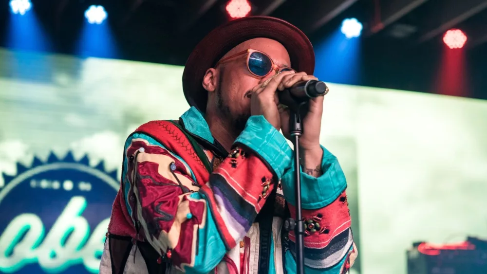 Anderson Paak performs at a concert during SXSW 2016 in Austin, Texas.