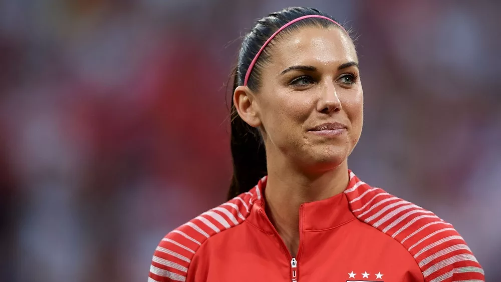 Alex Morgan (Orlando Pride) of United States during the 2019 FIFA Women's World Cup France Semi Final match between England and USA at Stade de Lyon on July 2, 2019 in Lyon, France.