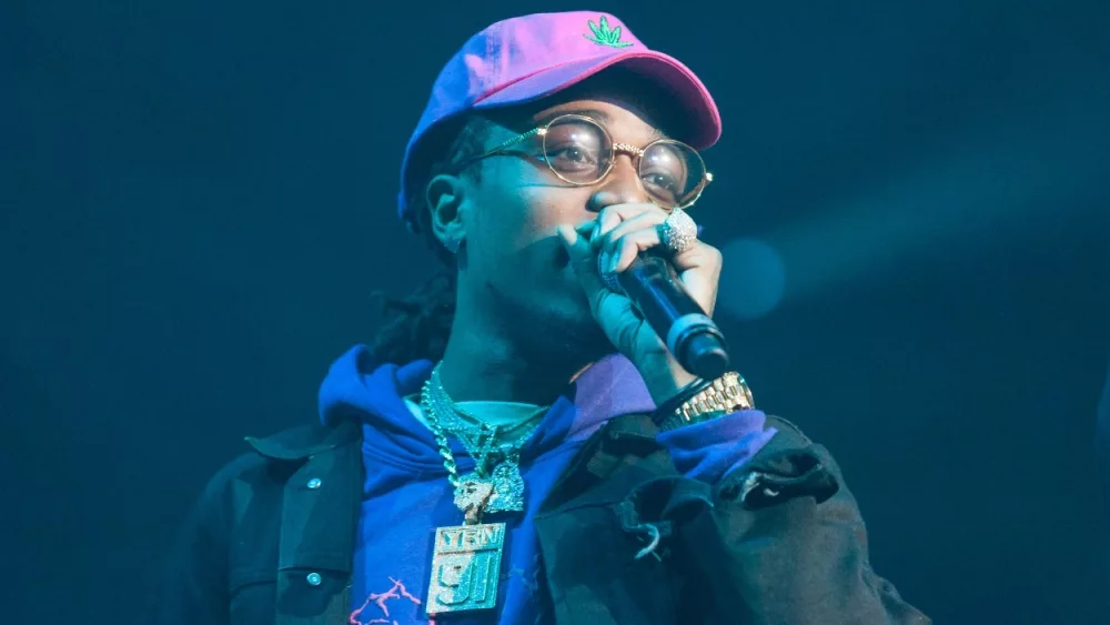 Rapper Quavo of the the trio group Migos performs at the 2nd annual V103 Winterfest concert on December 10th, 2016 at the Philips Arena in Atlanta, Georgia - USA