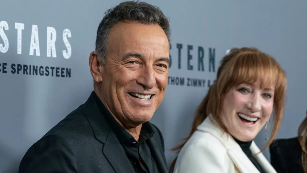 Bruce Springsteen and wife Patti Scialfa attend the New York special screening of Western Stars at Metrograph. New York, NY - October 16, 2019