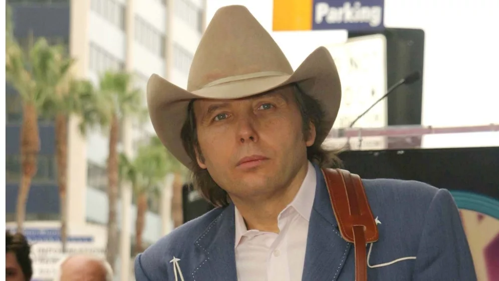 Dwight Yoakam at a ceremony where Dwight Yoakam receives a star in Los Angeles, California on June 5, 2003