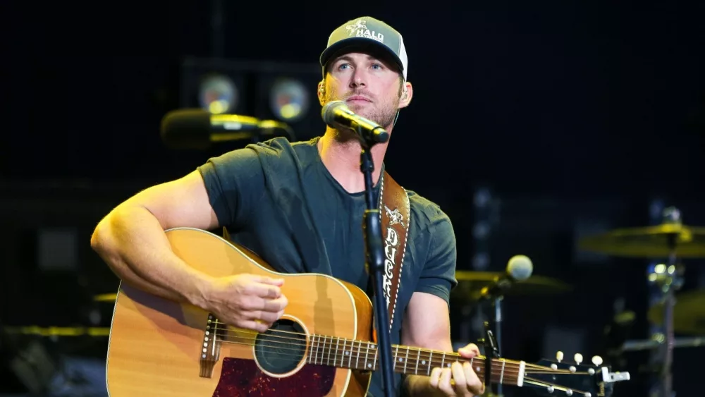 Riley Green performs in concert on August 30, 2019 at Northwell Health at Jones Beach in Wantagh, New York.