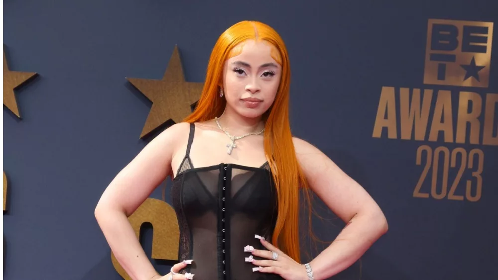 Ice Spice at the 2023 BET Awards Arrivals at the Microsoft Theater on June 25, 2023 in Los Angeles, CA