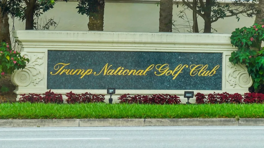 Trump National Golf Club in Jupiter, Florida. It is a private golf club in Jupiter, Florida with a 7,242-yard course designed by Jack Nicklaus.