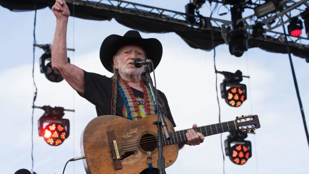 Willie Nelson performs at LOCKN' Festival. Arrington, VA/USA - 9/7/2014