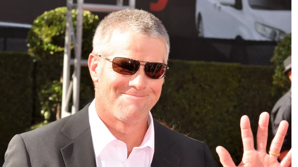 NFL Quarterback Brett Favre, on the red carpet of the 2010 ESPY Awards at the Nokia Theater at LA Live, on July 15, 2010 in Los Angeles, CA.