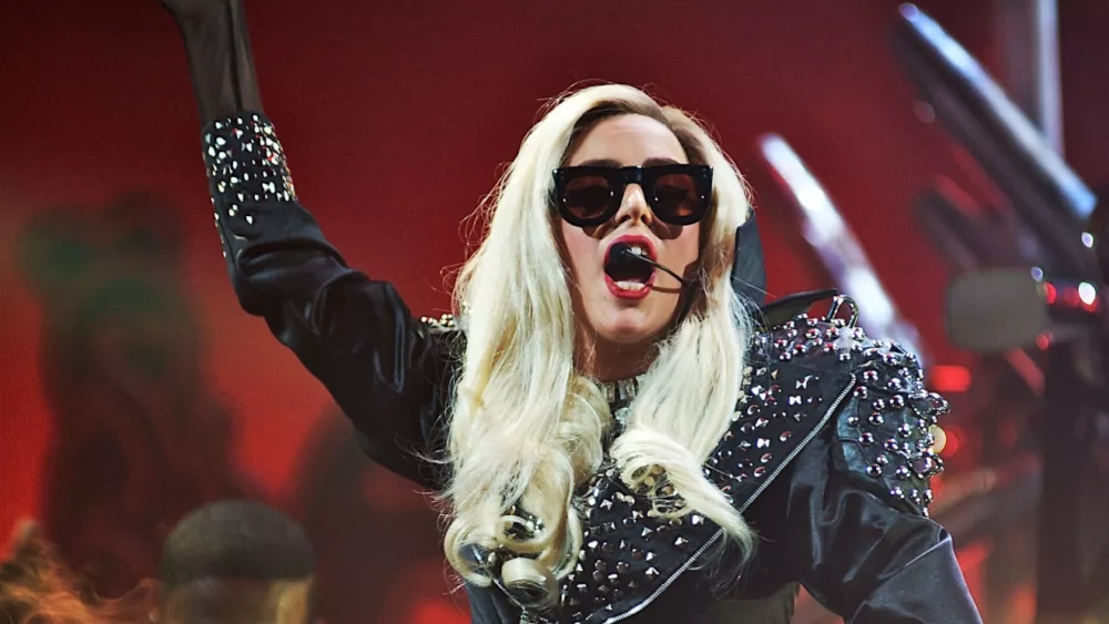 Lady Gaga performs at the inaugural iHeartRadio Music Festival at the MGM Grand Garden Arena. Las Vegas, NV, USA: September 24, 2011