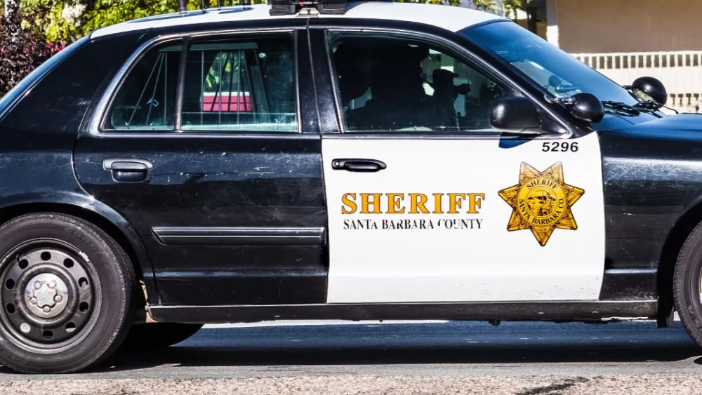 Dec 9, 2019 Santa Maria / CA / USA - Santa Barbara county Sheriff police vehicle