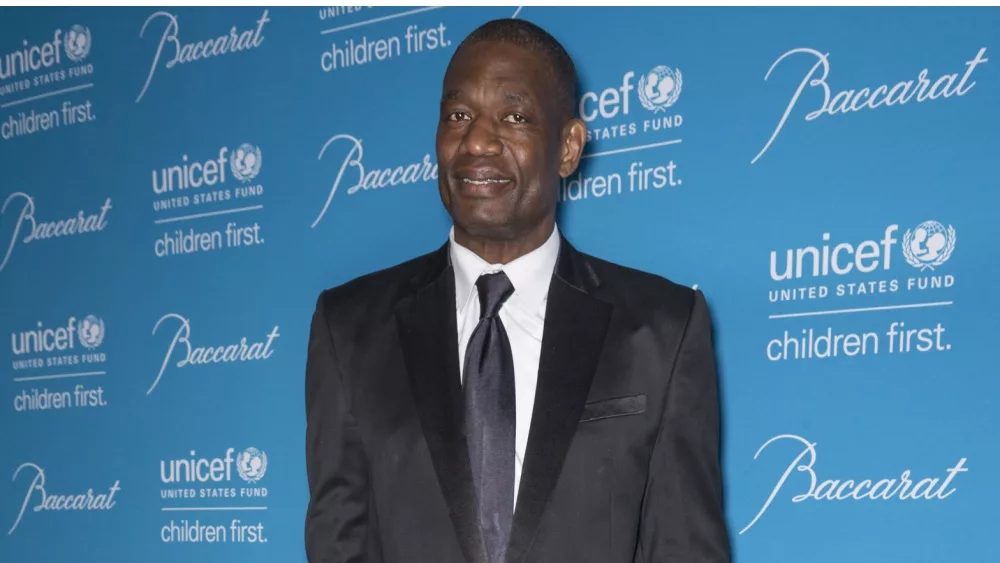 NBA's Dikembe Mutombo attends the 10th Annual Unicef Snowflake Ball at Cipriani Wall Street. New York, NY - DECEMBER 02, 2014