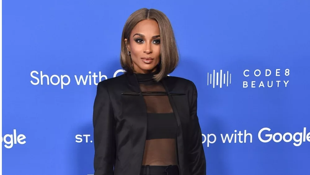 Ciara arrives for the Fashion Trust U.S. Awards on March 21, 2023 in Hollywood, CA