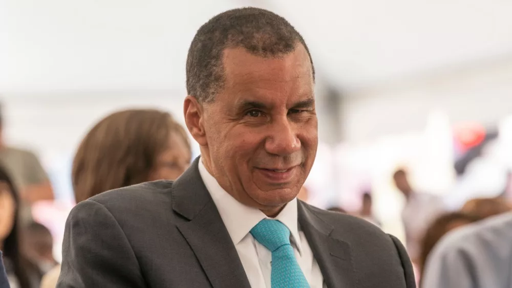 Former Governor David Paterson attends construction kickoff for National Urban League Empowerment Center in Harlem. New York, NY - June 17, 2021