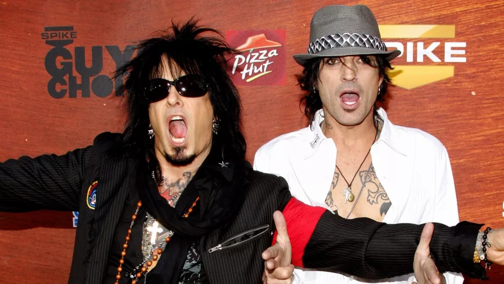 \Nikki Sixx and Tommy Lee at the Spike TV's 2nd Annual "Guys Choice" Awards held at the Sony Pictures Studios in Culver City, USA on May 30, 2008.