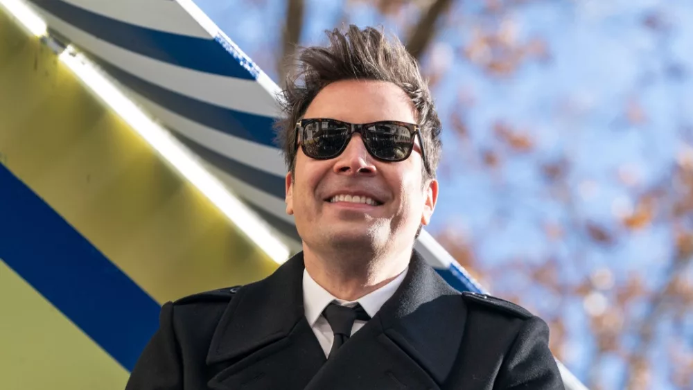 Jimmy Fallon and The Roots rides float Entenmann's Bake Shop at 93rd Annual Macy's Thanksgiving Day Parade alone Central Park West New York, NY - November 28, 2019