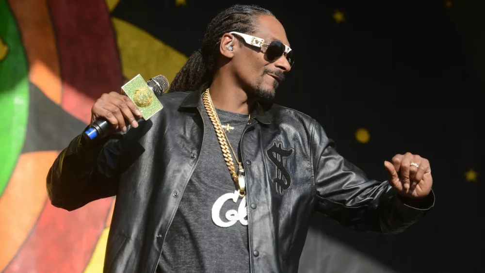 Snoop Dogg performs at the 2017 New Orleans Jazz and Heritage Festival. New Orleans, Louisiana - May 6, 2017