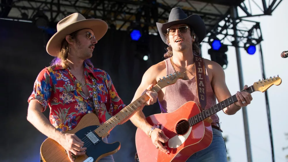 Cameron Duddy and Mark Wystrach of the band Midland perform at BottleRock.Napa, CA/USA: 5/24/19