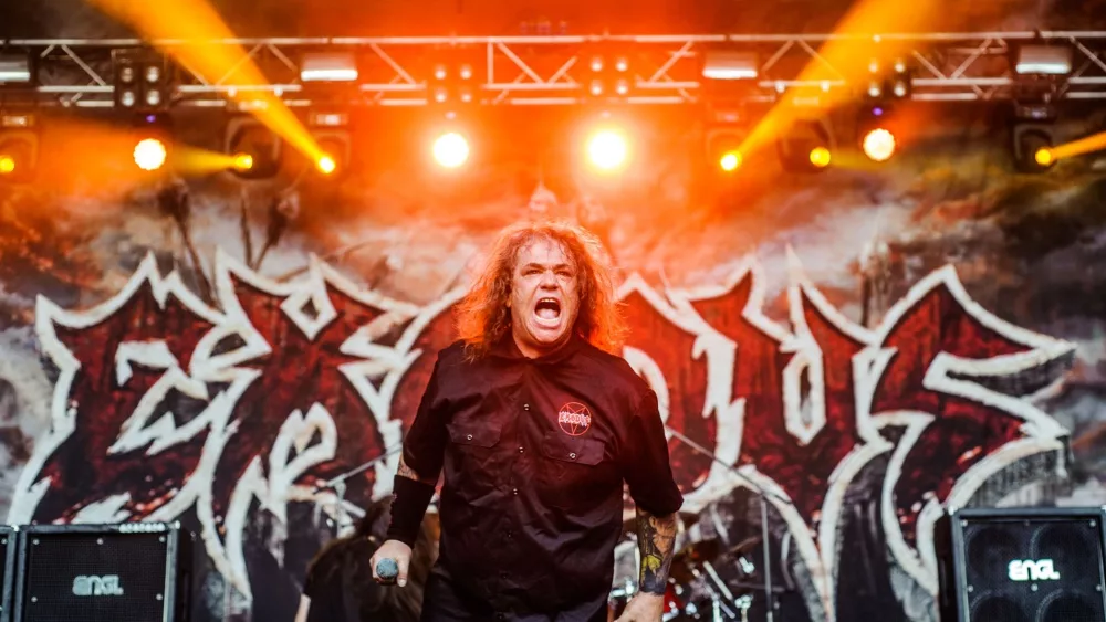 Exodus performing at Metaldays Festival on July 29th, 2016 in Tolmin, Slovenia.