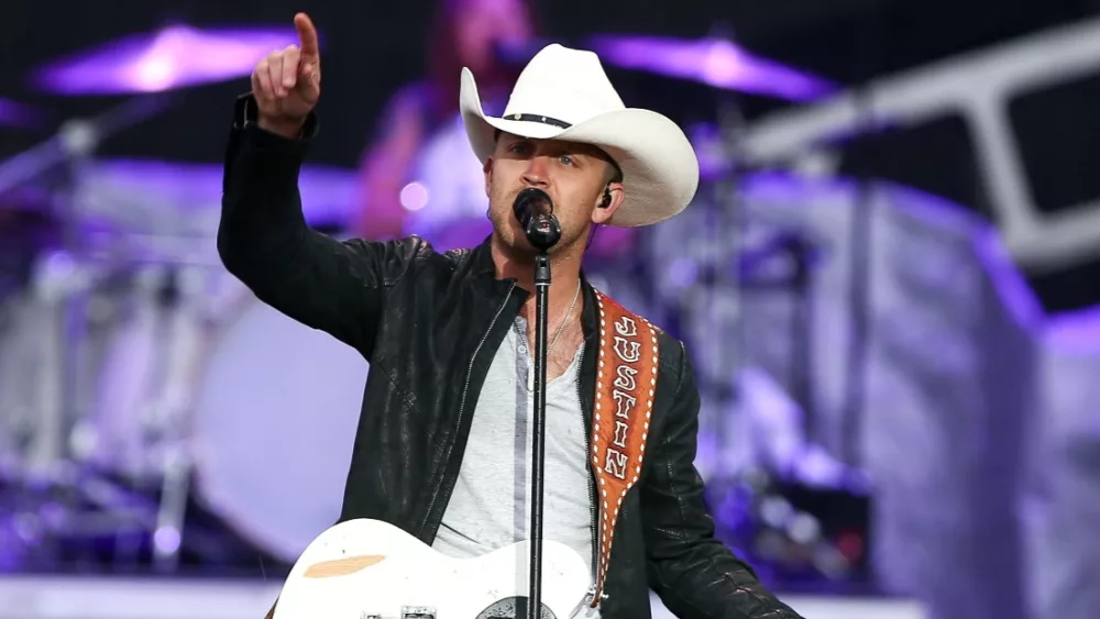 Justin Moore performs onstage at the 2015 FarmBorough Festival - Day 2 at Randall's Island on June 27, 2015 in New York City.