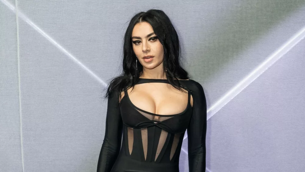 Charli XCX attends the HM Mugler launch at Lexington Armory in New York on April 19, 2023