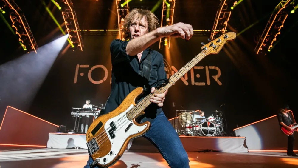 Foreigner performs at DTE Energy Music Theater on their Juke Box Heroes tour. Clarkston, MI / USA – July 15, 2018