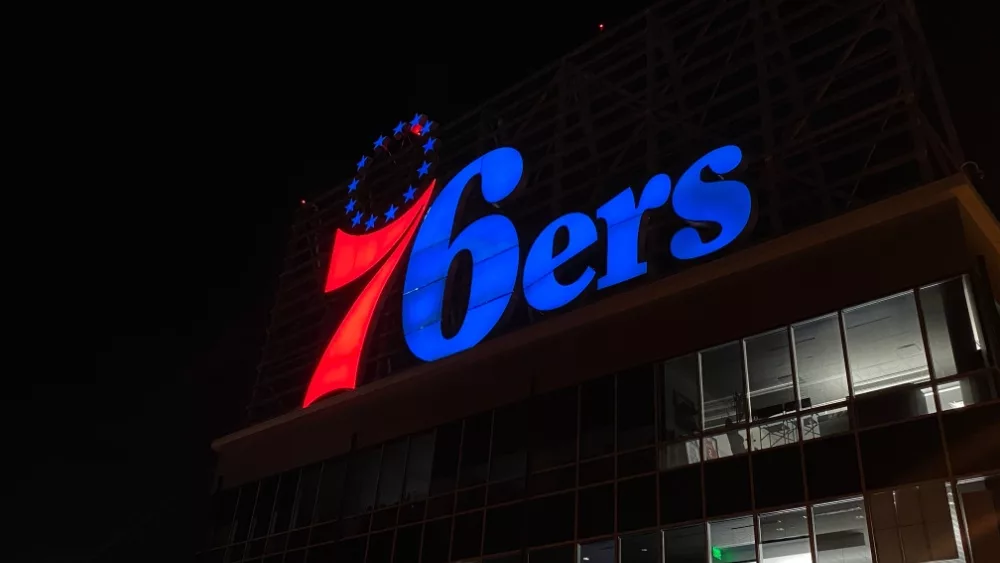 The exterior of the practice facility for the NBA Philadelphia 76ers. Camden, New Jersey - July 19, 2024