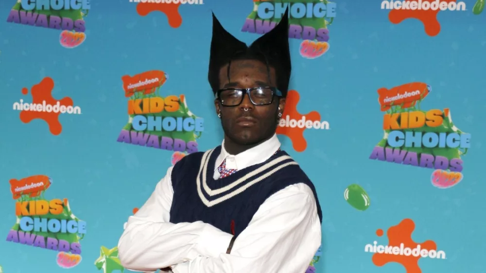 Lil Uzi Vert at the Nickelodeon Kids' Choice Awards 2023 held at the Microsoft Theater in Los Angeles, USA on March 4, 2023