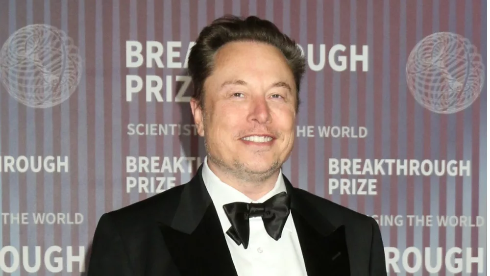 Elon Musk at the 10th Annual Breakthrough Prize Ceremony at the Academy Museum of Motion Pictures on April 13, 2024 in Los Angeles, CA