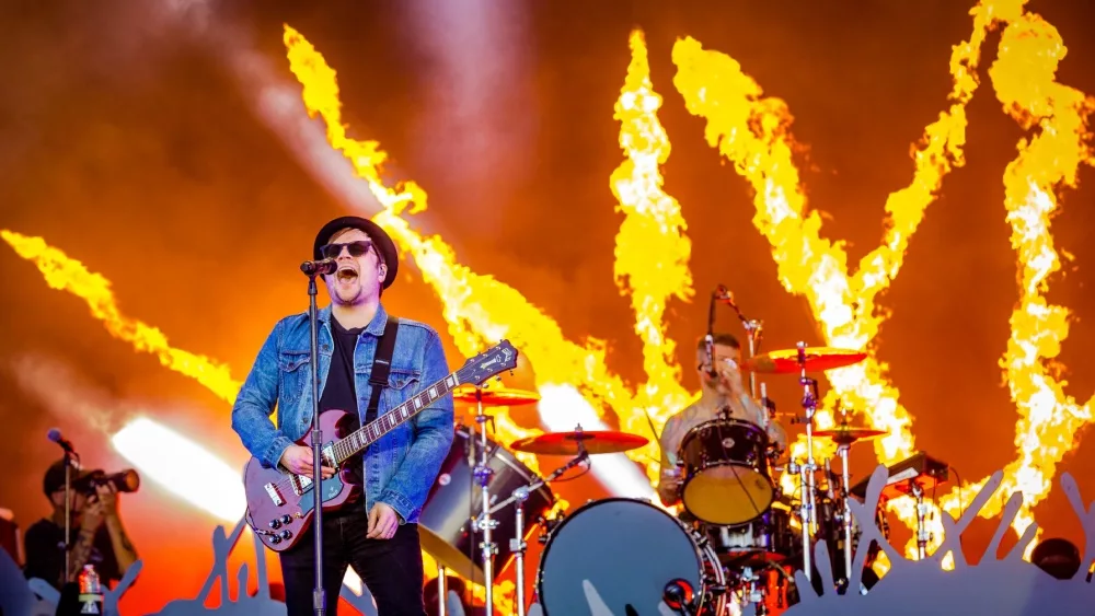 Concert of Fall Out Boy. 22 June 2022. Hella Mega Tour, Stadspark Groningen, The Netherlands