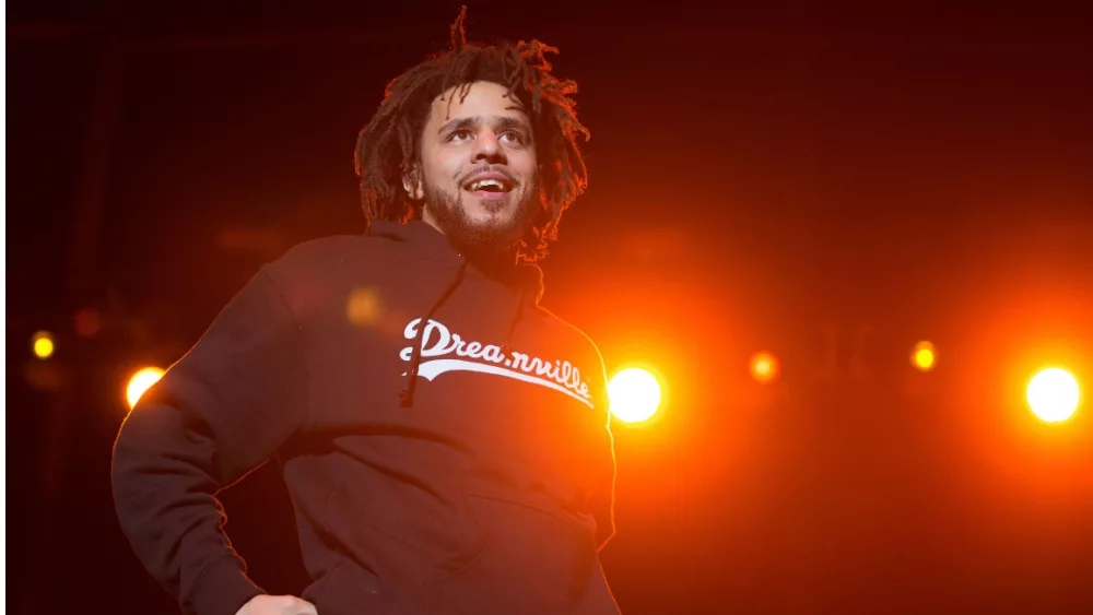 J. Cole performs at Life Is Beautiful Festival in Las Vegas. Las Vegas, NV/USA - 9/24/16: