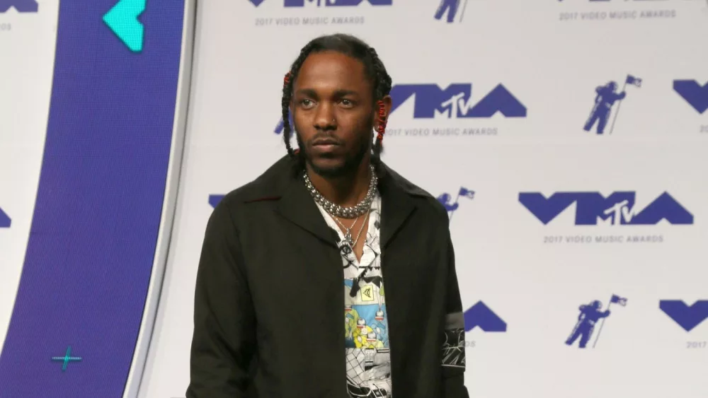 Kendrick Lamar at the MTV Video Music Awards 2017 at The Forum on August 27, 2017 in Inglewood, CA