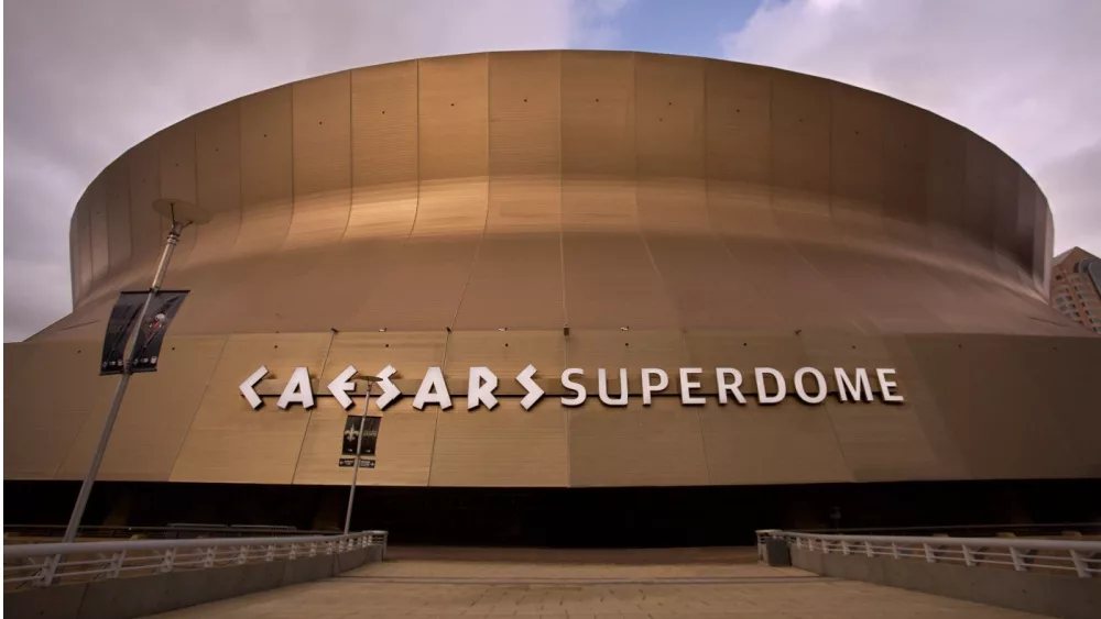 New Orleans - December 29, 2021: Caesars Superdome