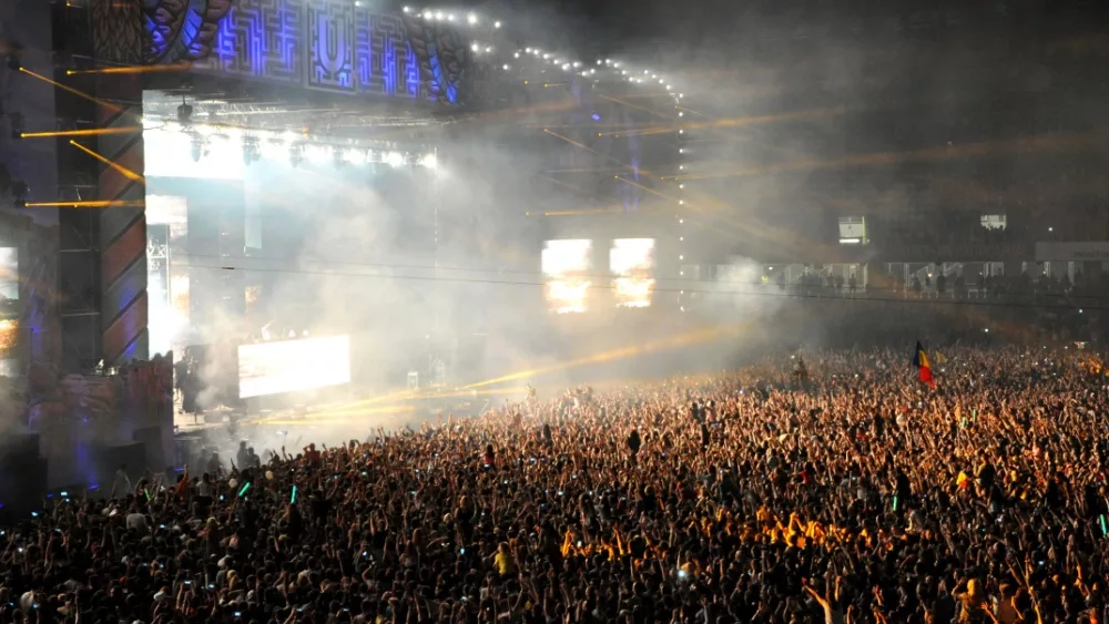 Swedish Dj Avicii performs a live concert at the Untold Festival in the European Youth Capital city of Cluj Napoca CLUJ NAPOCA, ROMANIA - JULY 31, 2015