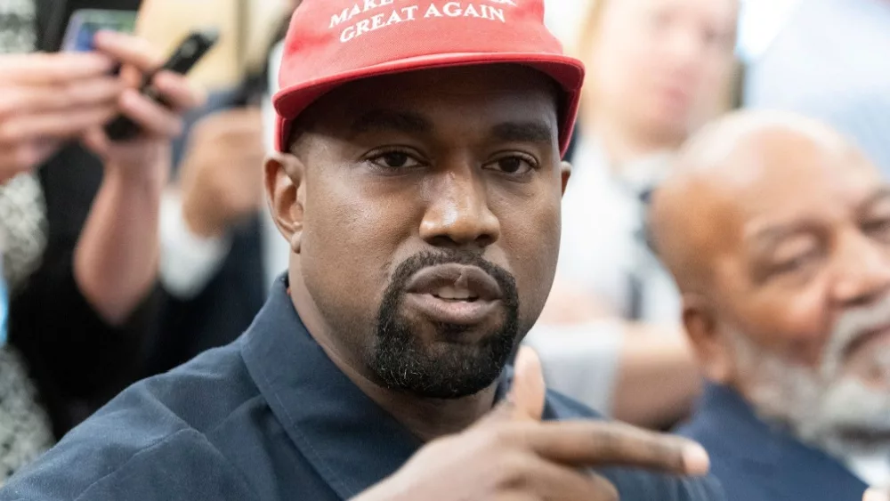 Kanye West speaks as he meets with US President Donald J. Trump in the White House Oval Office. Washington, DC US - Oct 11, 2018