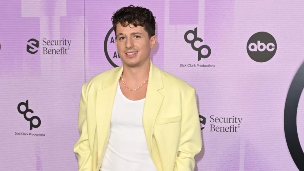 Charlie Puth at the 2022 American Music Awards at the Microsoft Theatre. LOS ANGELES, CA. November 20, 2022