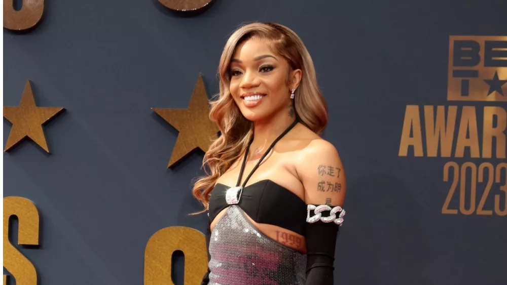 GloRilla at the 2023 BET Awards Arrivals at the Microsoft Theater on June 25, 2023 in Los Angeles, CA