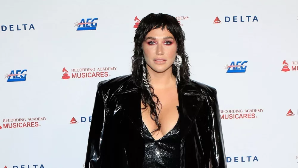 Kesha at the 2020 Muiscares at the Los Angeles Convention Center on January 24, 2020 in Los Angeles, CA