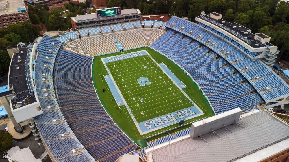 Kenan Stadium, home of the University of North Carolina Tar Heels football team. Chapel Hill, NC - October 6, 2023