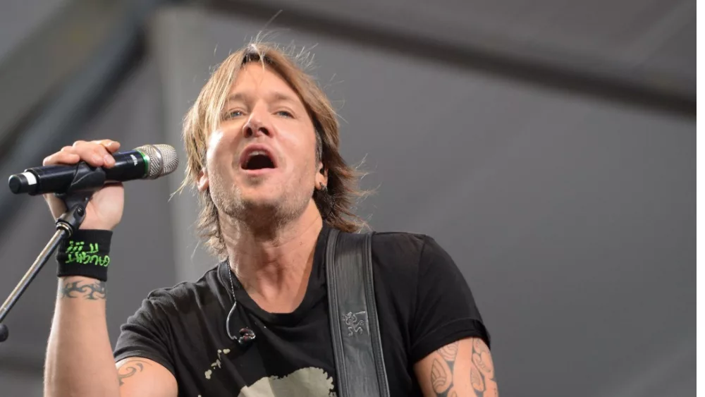 Keith Urban performs at the 2015 New Orleans Jazz and Heritage Festival. New Orleans, LA - April 24, 2015
