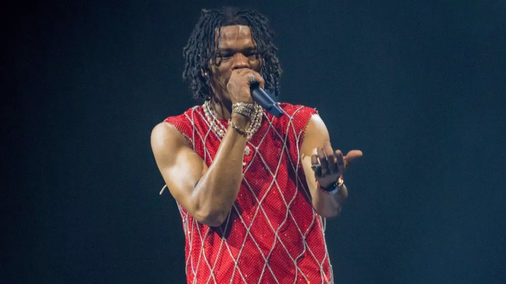 Lil Baby Performs in Jacksonville Florida USA at The Vystar Veterans Memorial Arena. September 16, 2023