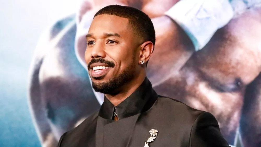 Michael B Jordan at the premiere of Creed III at the TCL Chinese Theatre IMAX. LOS ANGELS, CA - FEB 27, 2023