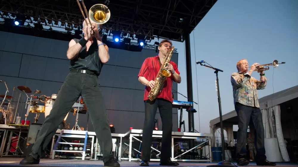 Chicago performs on stage at Thunder Valley Casino Resort on August 3 in Lincoln, California.