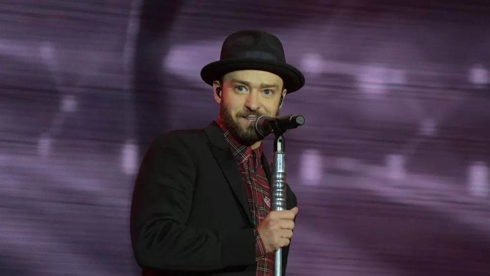 Justin Timberlake, during the presentation of his show at Rock in Rio 2017 in Rio de Janeiro, Brazil. Rio de Janeiro, September 18, 2017