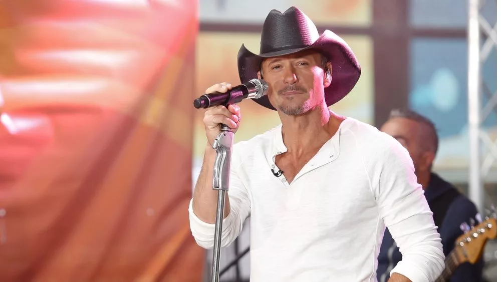 Tim McGraw performs at the Toyota Concert Series on the Today Show at Rockefeller Plaza on May 23, 2014 in New York City.