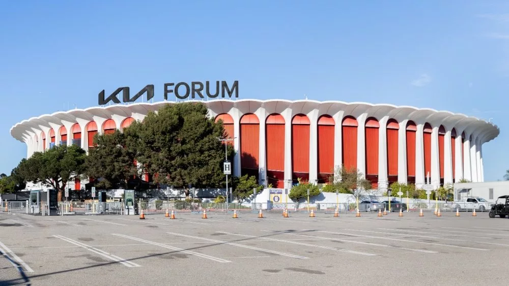 The Kia Forum is an indoor multi-purpose arena featuring the world's biggest stars in music, as well as sports and other events. November 14, 2024 - Inglewood, CA