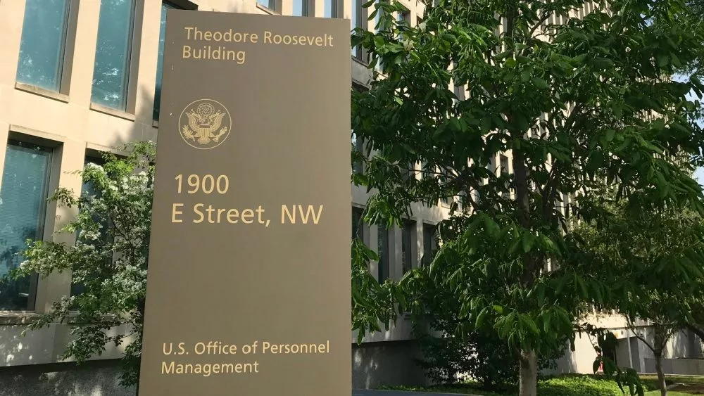 Theodore Roosevelt Building - U.S Office of Personnel Management (OPM). Washington, DC, USA - April 25, 2019