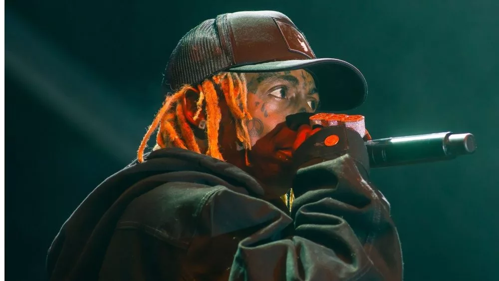 Lil Wayne Performing on stage at OneMusic Festival. Atlanta, Georgia USA - October 10 2022