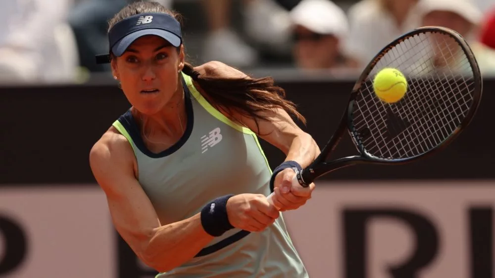 Madison Keys (USA) vs Sorana Cirstea (ROU) during Internazionali BNL 2024 Women's WTA 1000 Open tennis tournament in Rome at Pietrangeli. Rome, Italy 13.05.2024