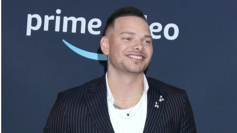 Kane Brown at the 2022 Academy of Country Music Awards Arrivals at Allegient Stadium on March 7, 2022 in Las Vegas, NV