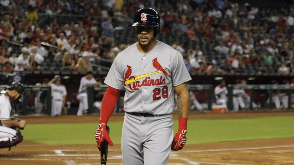 Tommy Pham outfielder for the Saint Louis Cardinals at Chase Field in Phoenix Arizona USA June 28,2017.